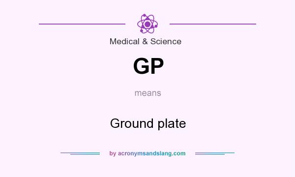 What does GP mean? It stands for Ground plate