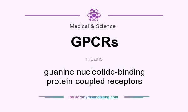 What does GPCRs mean? It stands for guanine nucleotide-binding protein-coupled receptors