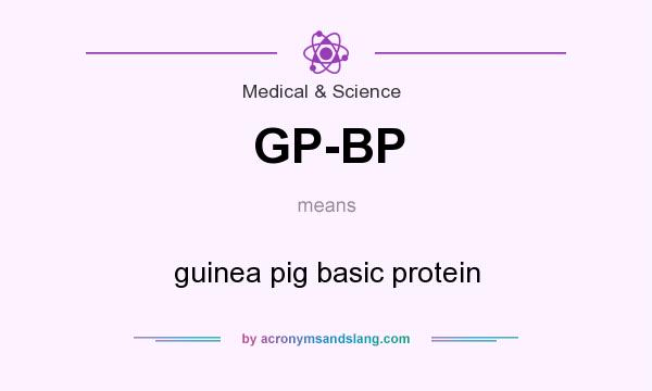 What does GP-BP mean? It stands for guinea pig basic protein