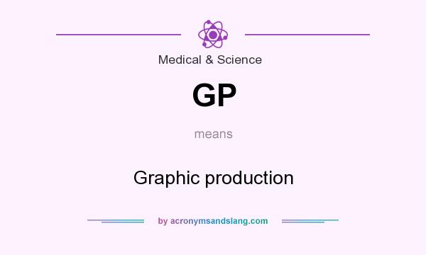 What does GP mean? It stands for Graphic production