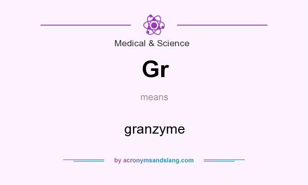 What does Gr mean? It stands for granzyme