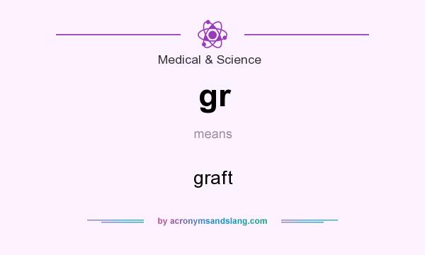 What does gr mean? It stands for graft