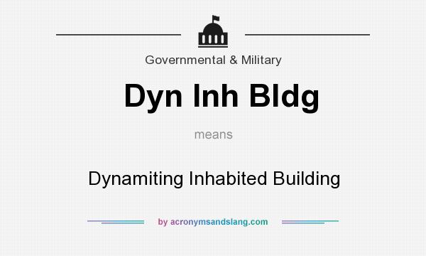 What does Dyn Inh Bldg mean? It stands for Dynamiting Inhabited Building