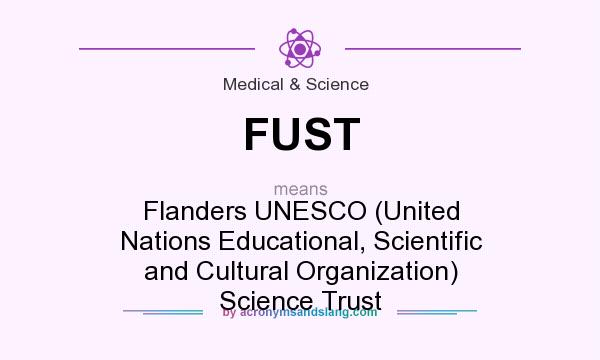 What does FUST mean? It stands for Flanders UNESCO (United Nations Educational, Scientific and Cultural Organization) Science Trust