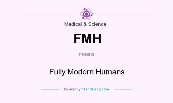 What does FMH mean? It stands for Fully Modern Humans