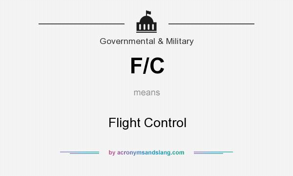 What does F/C mean? It stands for Flight Control