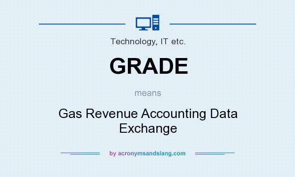 What does GRADE mean? It stands for Gas Revenue Accounting Data Exchange