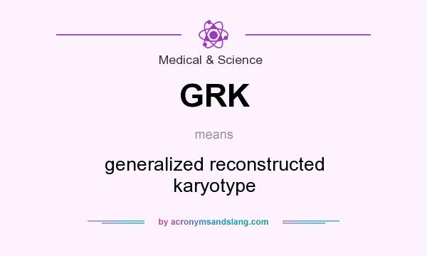 What does GRK mean? It stands for generalized reconstructed karyotype