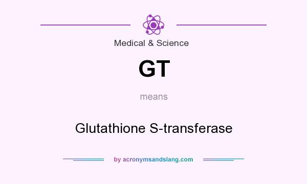 What does GT mean? It stands for Glutathione S-transferase