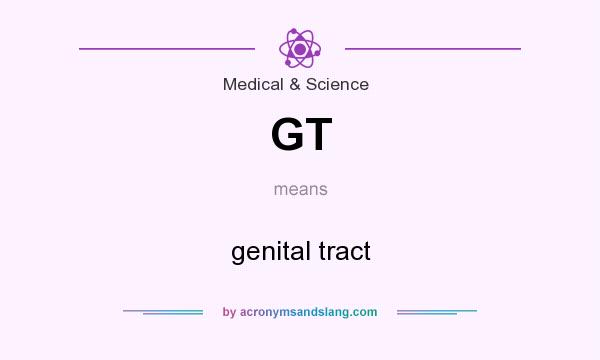 What does GT mean? It stands for genital tract
