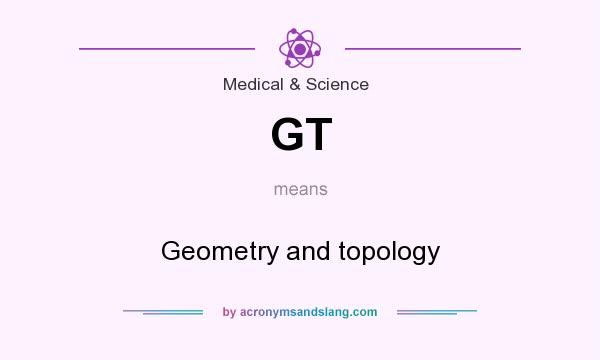 What does GT mean? It stands for Geometry and topology