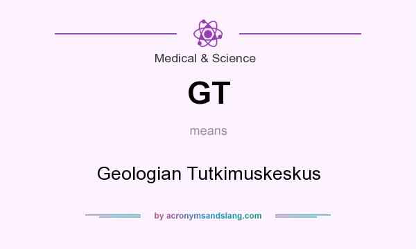 What does GT mean? It stands for Geologian Tutkimuskeskus