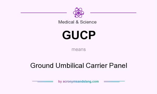 What does GUCP mean? It stands for Ground Umbilical Carrier Panel
