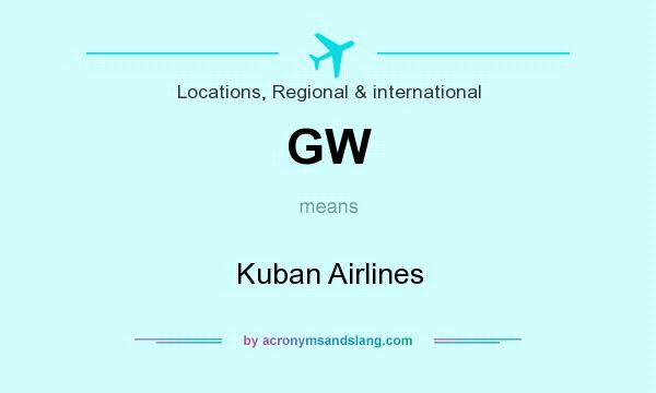 What does GW mean? It stands for Kuban Airlines