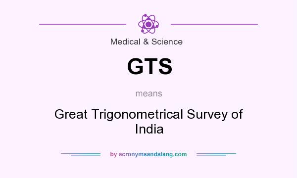 What does GTS mean? It stands for Great Trigonometrical Survey of India