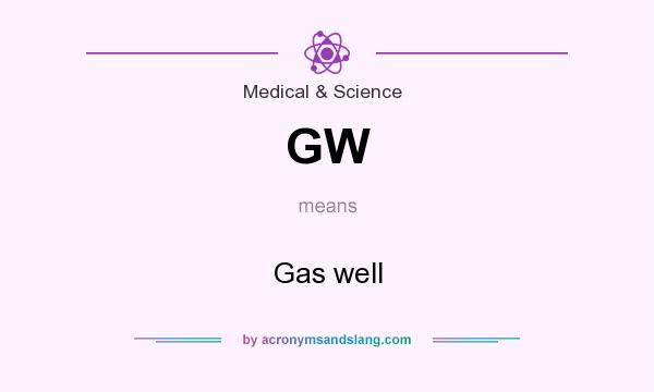 What does GW mean? It stands for Gas well