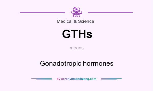 What does GTHs mean? It stands for Gonadotropic hormones