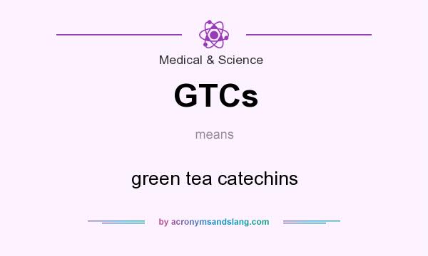 What does GTCs mean? It stands for green tea catechins