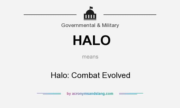 What does HALO mean? It stands for Halo: Combat Evolved