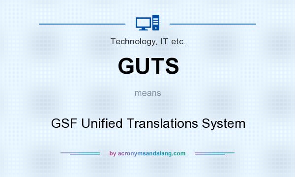 What does GUTS mean? It stands for GSF Unified Translations System