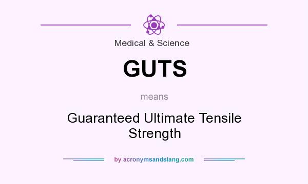 What does GUTS mean? It stands for Guaranteed Ultimate Tensile Strength