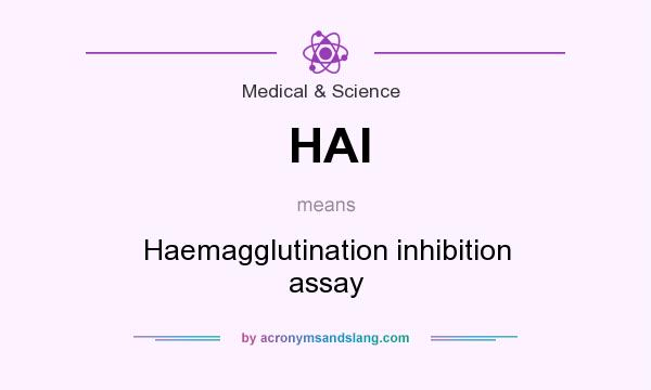 What does HAI mean? It stands for Haemagglutination inhibition assay