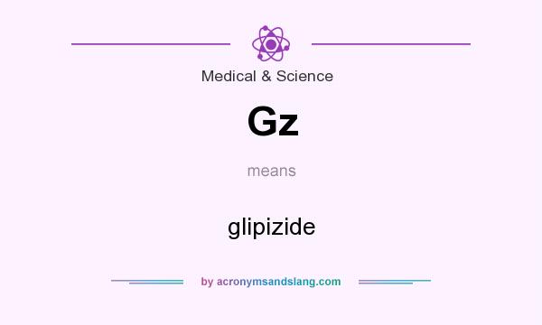 What does Gz mean? It stands for glipizide