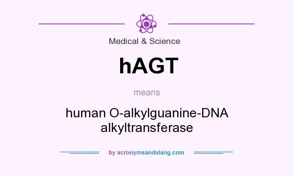 What does hAGT mean? It stands for human O-alkylguanine-DNA alkyltransferase