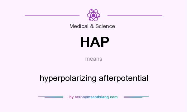 What does HAP mean? It stands for hyperpolarizing afterpotential
