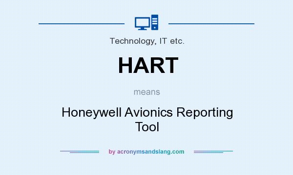 What does HART mean? It stands for Honeywell Avionics Reporting Tool