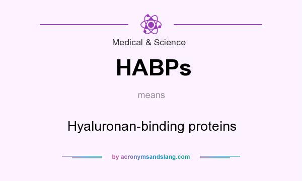 What does HABPs mean? It stands for Hyaluronan-binding proteins