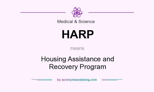 What does HARP mean? It stands for Housing Assistance and Recovery Program