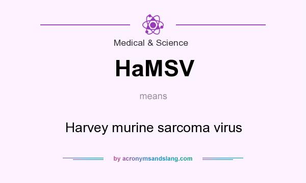 What does HaMSV mean? It stands for Harvey murine sarcoma virus