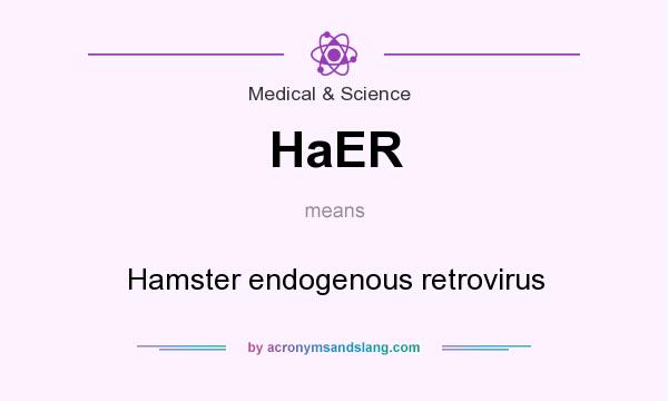 What does HaER mean? It stands for Hamster endogenous retrovirus
