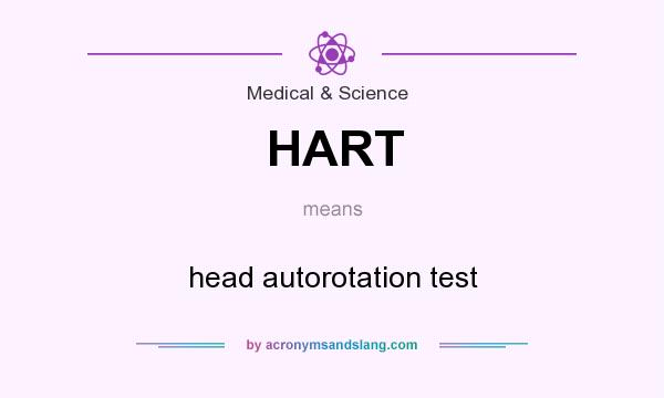 What does HART mean? It stands for head autorotation test