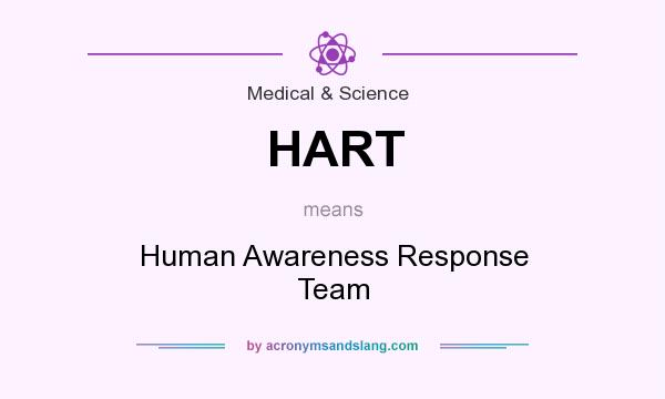 What does HART mean? It stands for Human Awareness Response Team