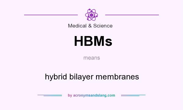 What does HBMs mean? It stands for hybrid bilayer membranes
