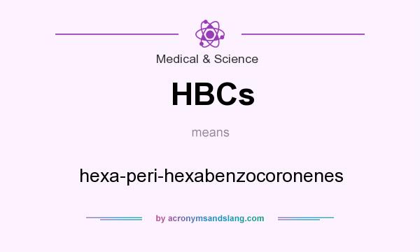 What does HBCs mean? It stands for hexa-peri-hexabenzocoronenes