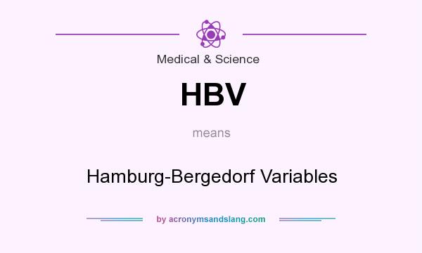 What does HBV mean? It stands for Hamburg-Bergedorf Variables