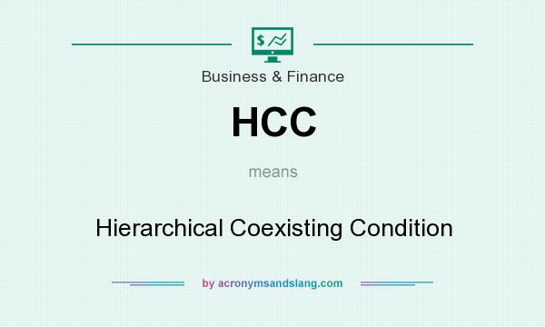 What does HCC mean? It stands for Hierarchical Coexisting Condition