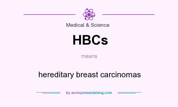 What does HBCs mean? It stands for hereditary breast carcinomas