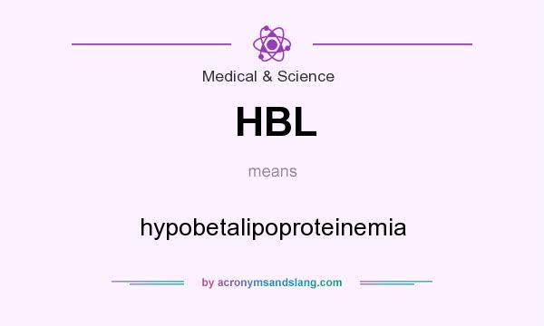 What does HBL mean? It stands for hypobetalipoproteinemia