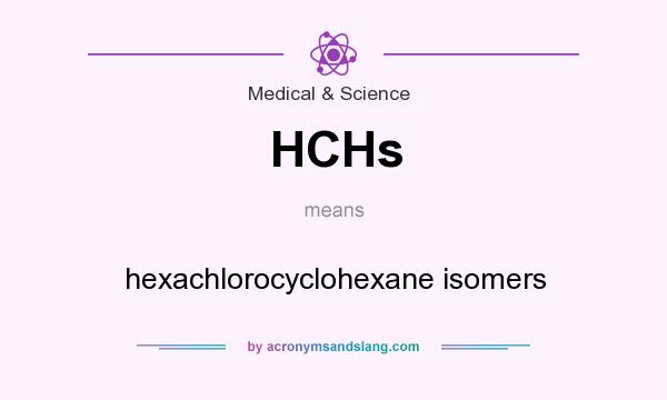 What does HCHs mean? It stands for hexachlorocyclohexane isomers