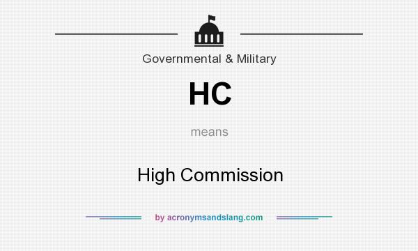 What does HC mean? It stands for High Commission