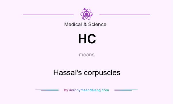 What does HC mean? It stands for Hassal`s corpuscles