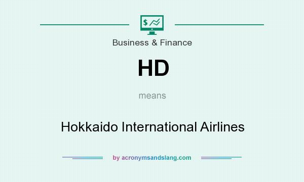What does HD mean? It stands for Hokkaido International Airlines