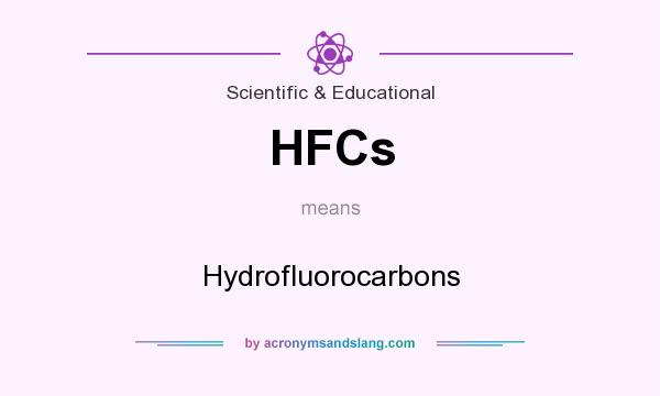What does HFCs mean? It stands for Hydrofluorocarbons