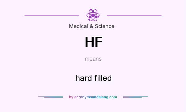 What does HF mean? It stands for hard filled
