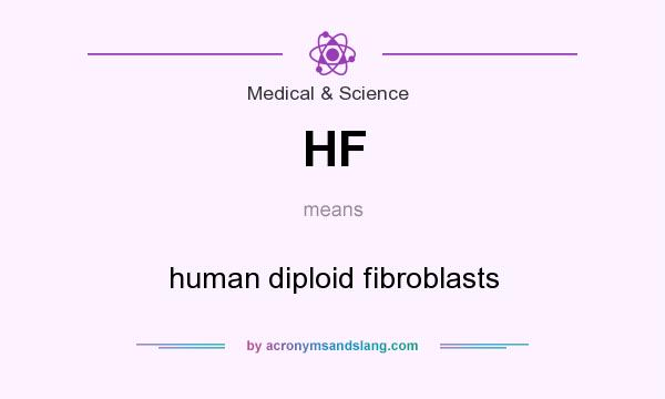 What does HF mean? It stands for human diploid fibroblasts
