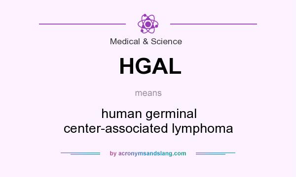 What does HGAL mean? It stands for human germinal center-associated lymphoma